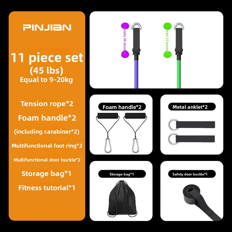 Fitness Resistance Bands Set with Handles