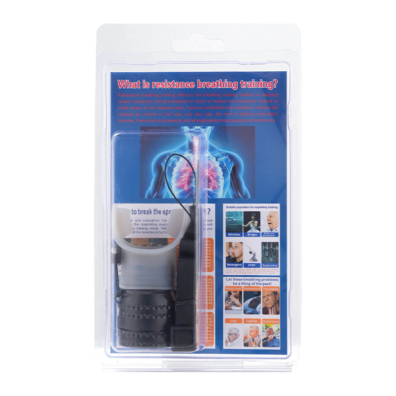 Adjustable Resistance Breathing Trainer for Fitness
