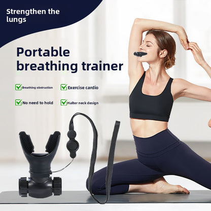 Adjustable Resistance Breathing Trainer for Fitness