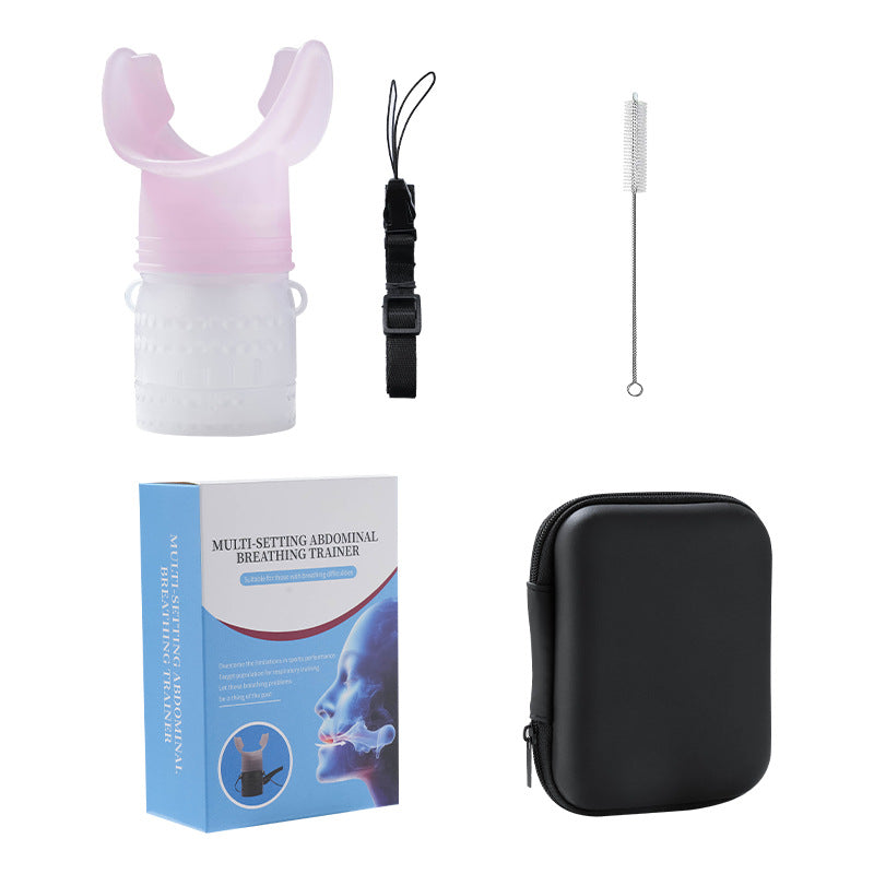 Adjustable Resistance Breathing Trainer for Fitness