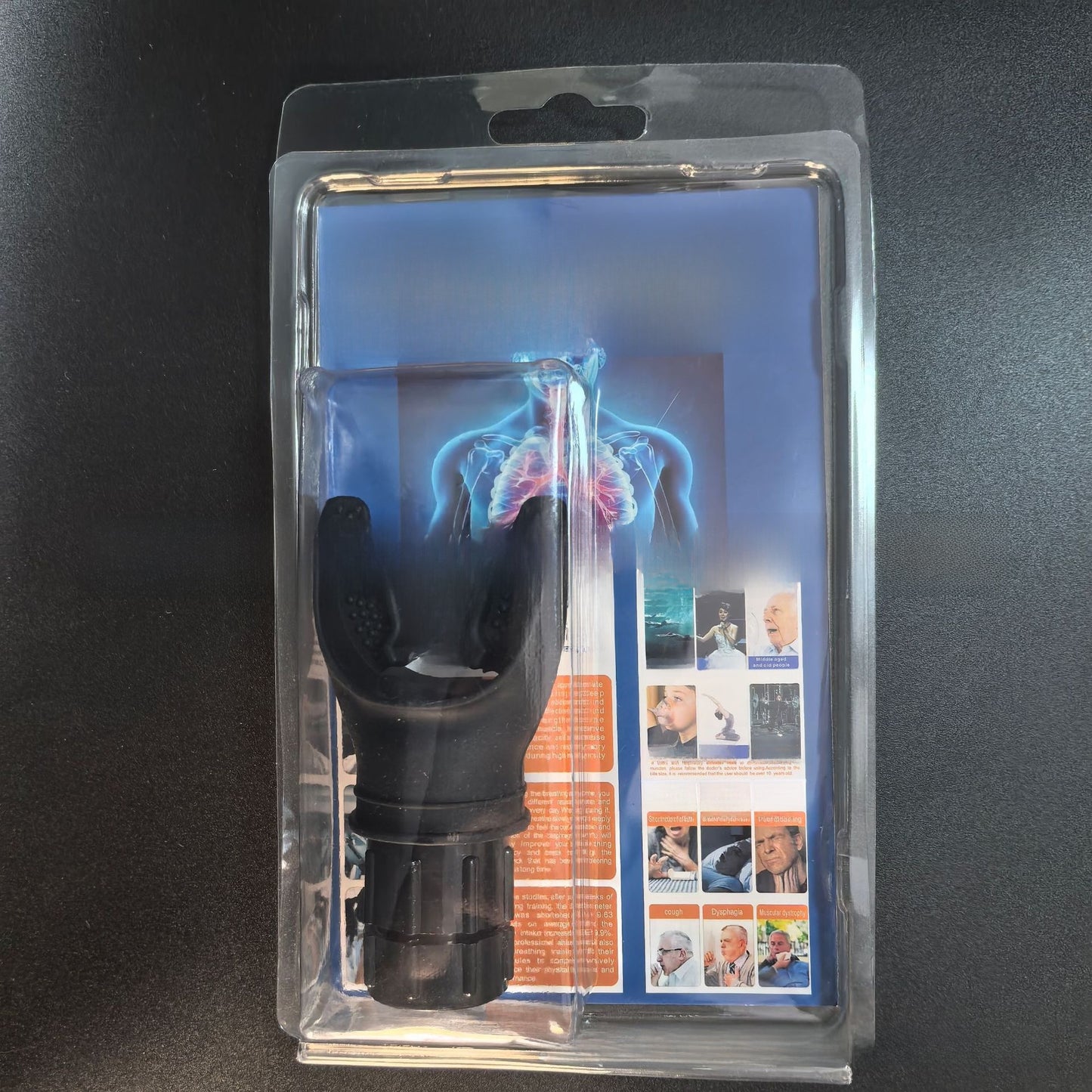 Adjustable Resistance Breathing Trainer for Fitness