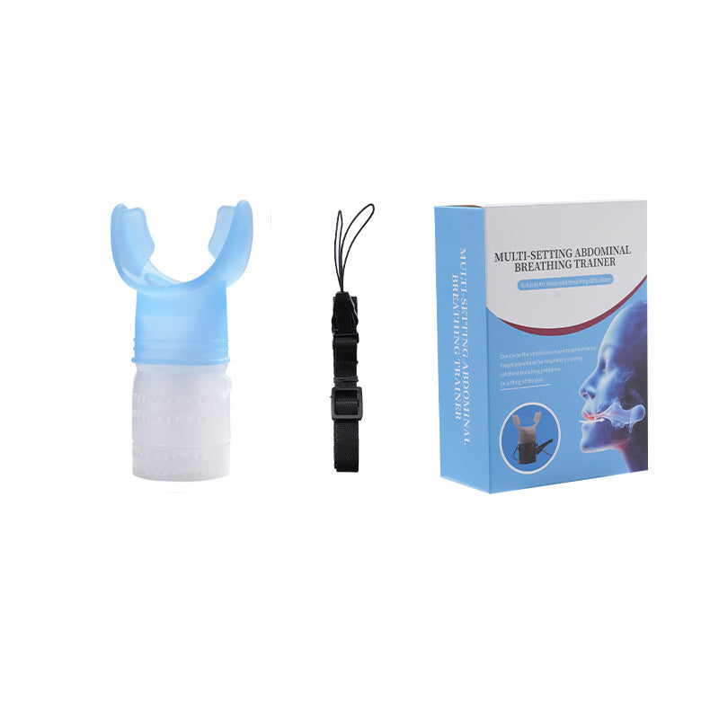 Adjustable Resistance Breathing Trainer for Fitness