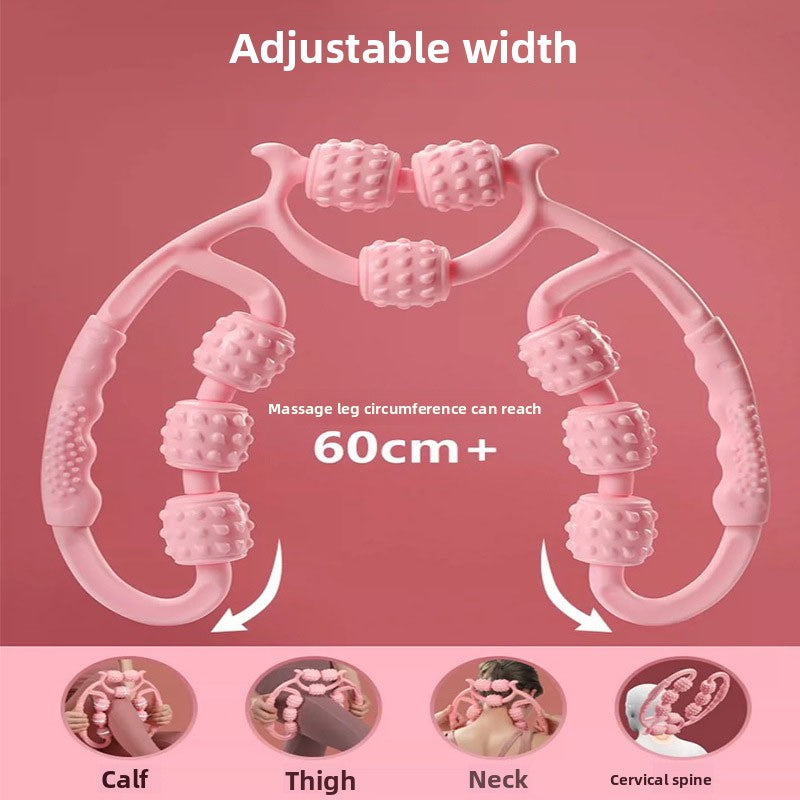 Nine Wheel Leg Massager Roller Fitness Yoga Aid