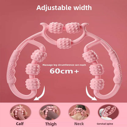 Nine Wheel Leg Massager Roller Fitness Yoga Aid
