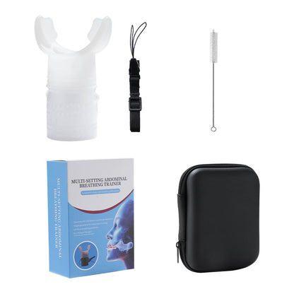 Adjustable Resistance Breathing Trainer for Fitness